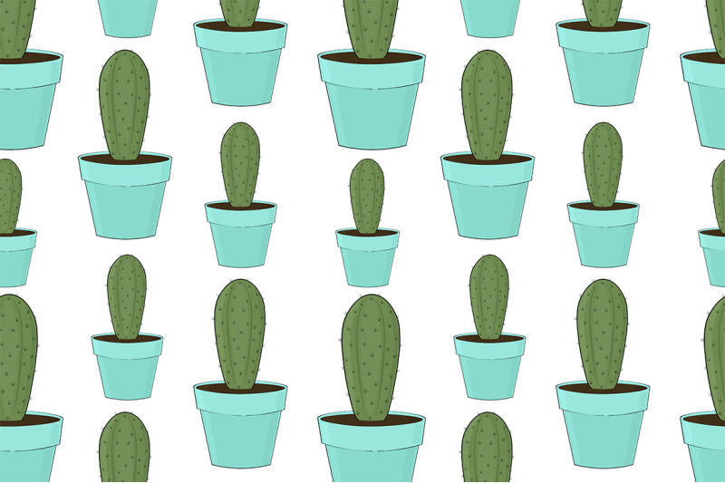 cactus-patterns-vector-digital-paper-cactus-svg