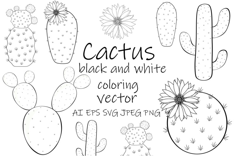 cactus-vector-cactus-clipart-cactus-black-and-white-coloring