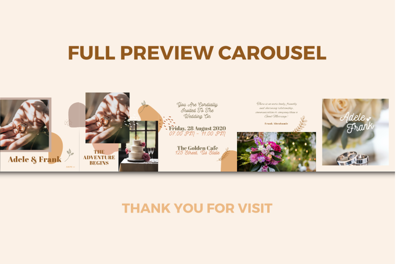 wedding-invitation-instagram-carousel-powerpoint-template