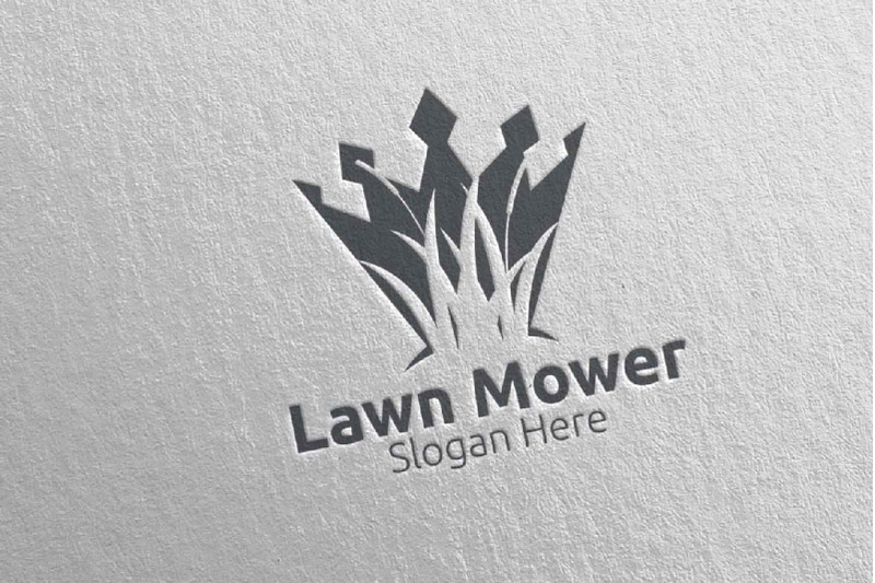 king-lawn-mower-gardener-mowing-logo-25