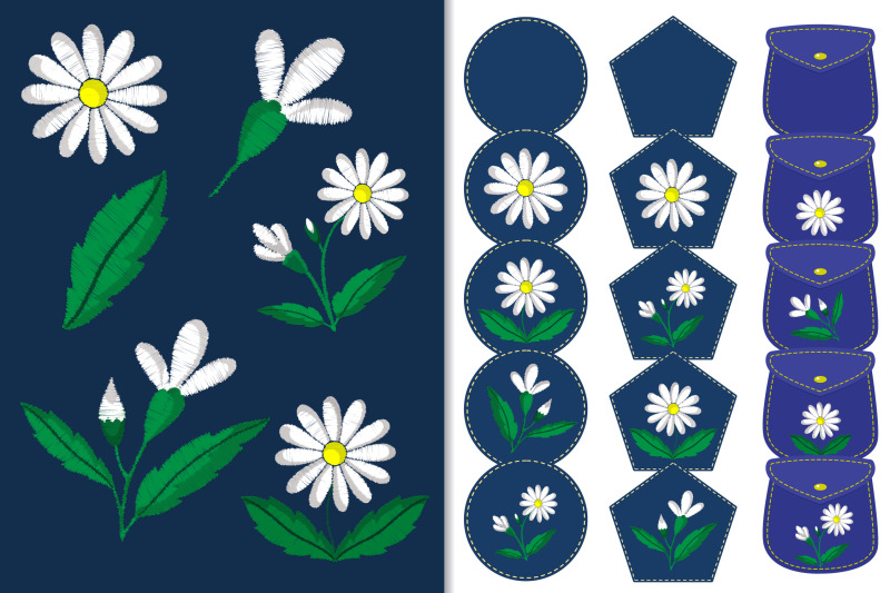 set-of-chamomile-flower-elements-with-embroidery-stylization