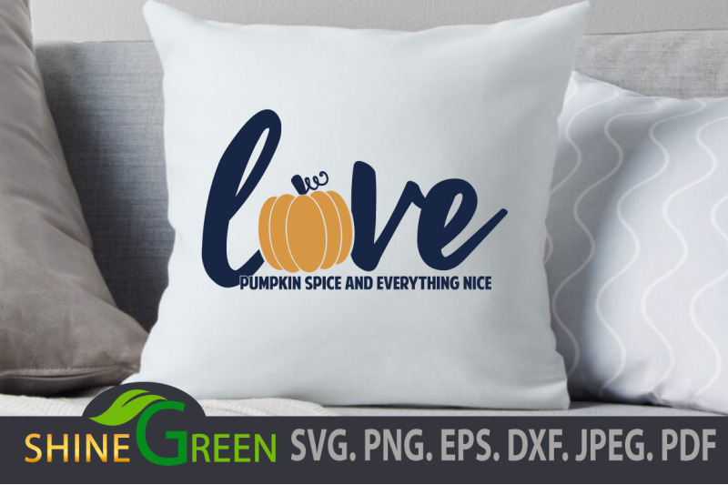 Download Pumpkin Love SVG - Fall Quote, Autumn DXF EPS PNG By ...