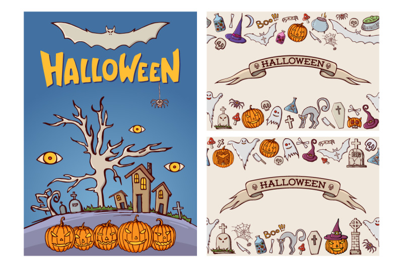 hand-drawn-halloween-illustrations