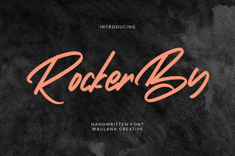 rockerby-handwritten-modern-font