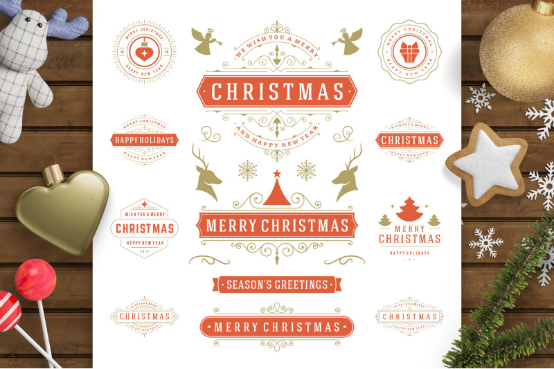 christmas-30-labels-and-badges