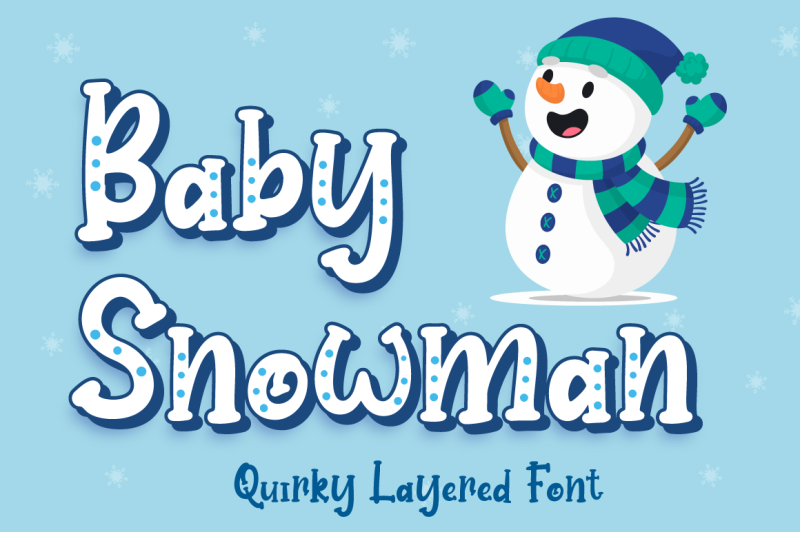 baby-snowman-christmas-font