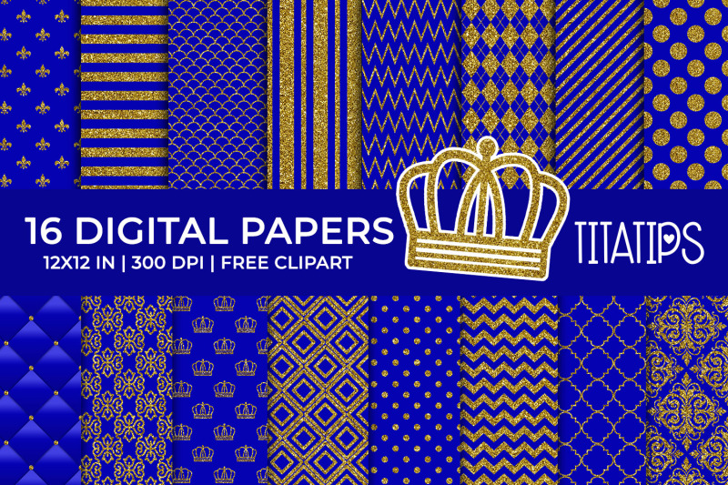royal-blue-amp-gold-foil-digital-papers-set-free-clipart