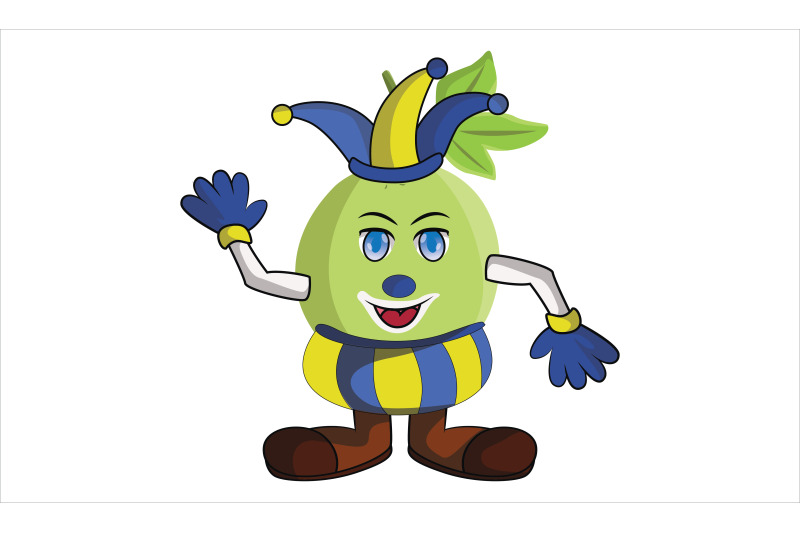 passion-fruit-clown-cartoon-character