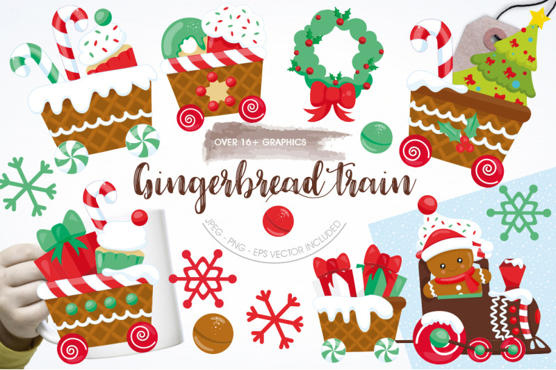 gingerbread-train