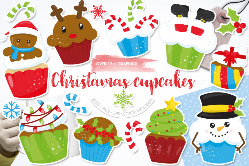 christmas-cupcakes