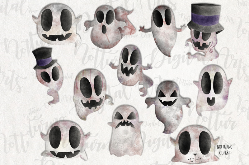 watercolor-ghosts-clipart-watercolor-halloween-clipart
