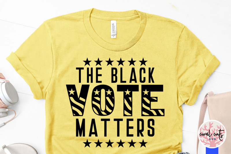 the-black-vote-matters-us-election-svg-eps-dxf-png
