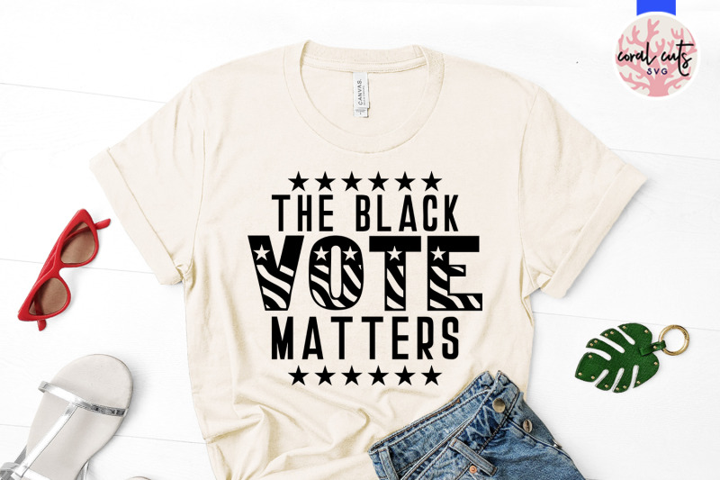 the-black-vote-matters-us-election-svg-eps-dxf-png