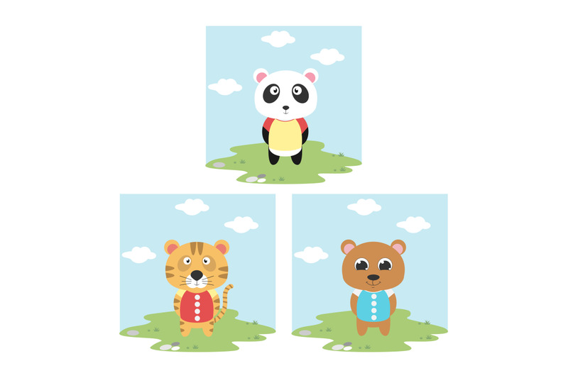 cute-animal-cartoon-simple-vector-illustration