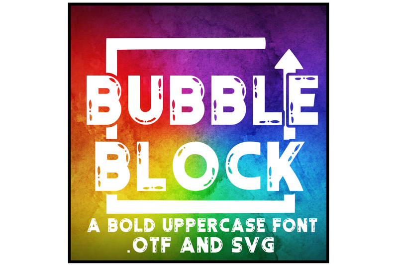 Bold Bubble Font, Alphabet Letters OTF, Typeable, Cut Files Monogram C