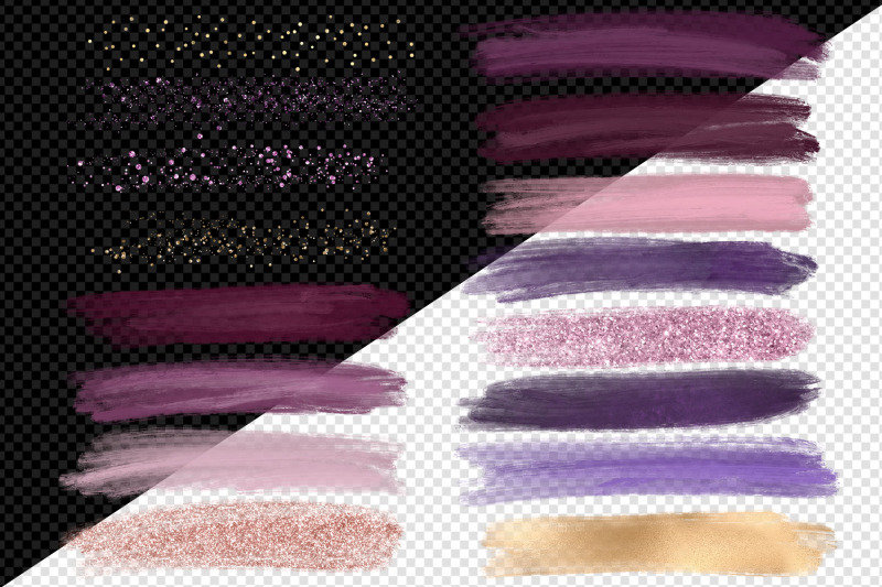 dusk-rose-brush-strokes-clipart