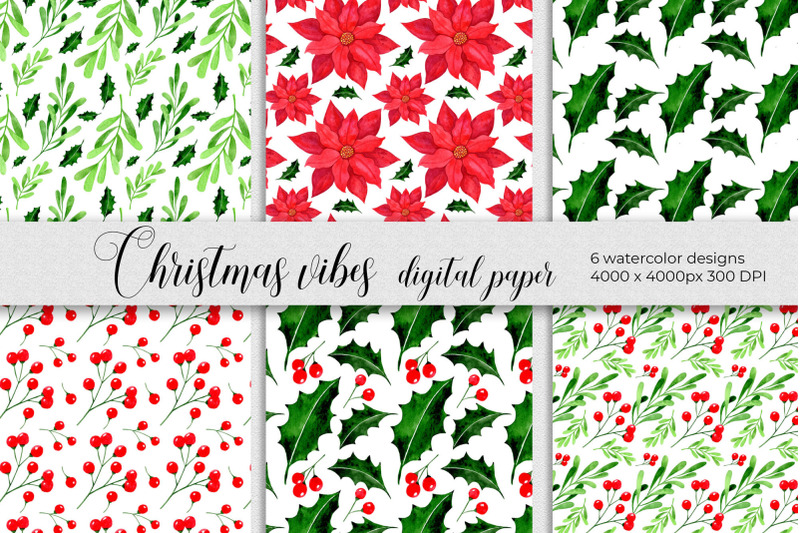 christmas-digital-papers-winter-seamless-pattern-with-floral-motifs