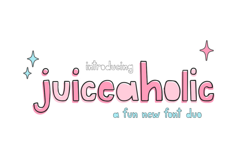juiceaholic-font-duo-doodle-font-hand-drawn-fonts-fun-fonts