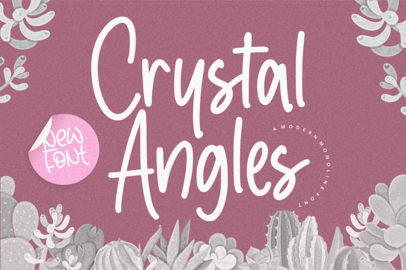 crystal-angles-modern-monoline-font