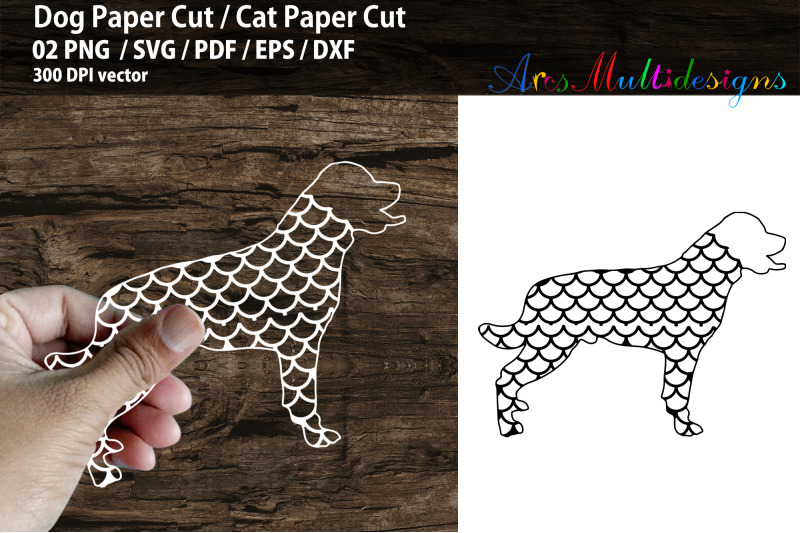 dog-paper-cut-cat-paper-cut