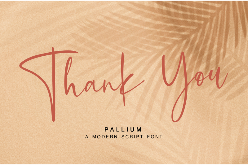 pallium-a-modern-script-font