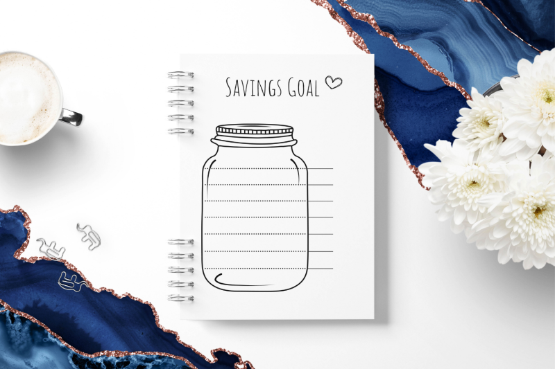 saving-jar-tracker-savings-tracker-money-fund-tracker