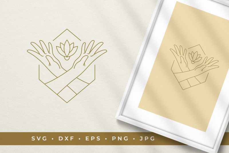 female-hands-with-flower-hand-drawn-line-art-graphic-style-vector-illu