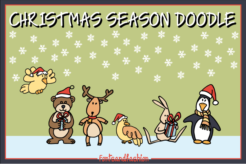 christmas-season-doodle