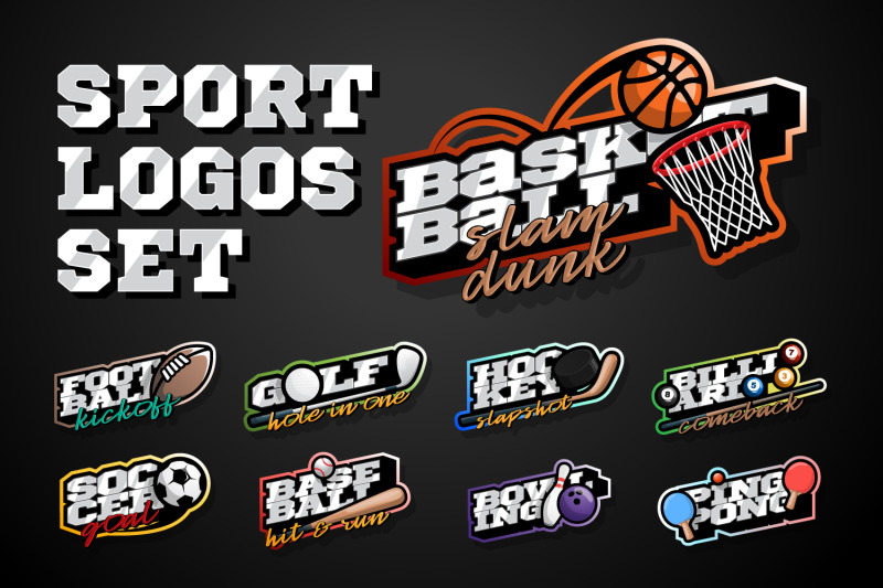 sport-logos-set