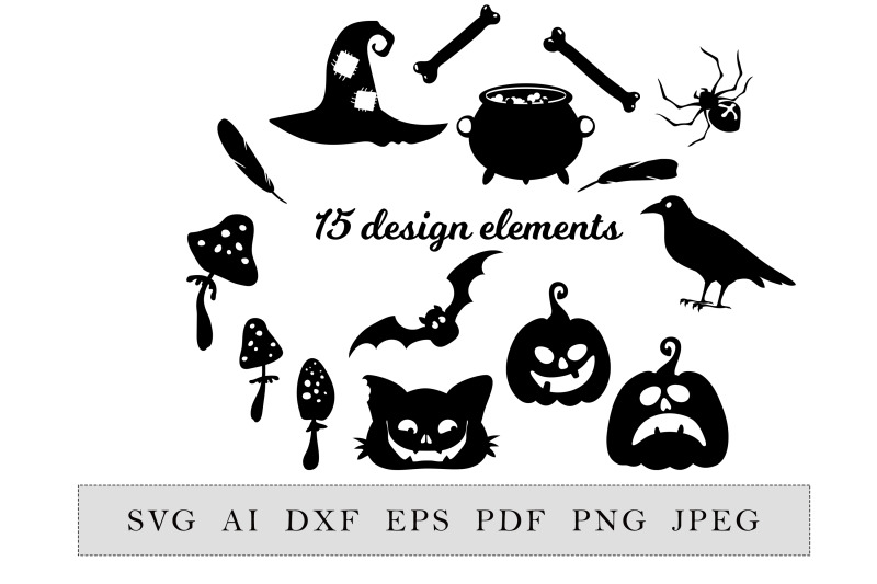 halloween-decor-collection-15-elements