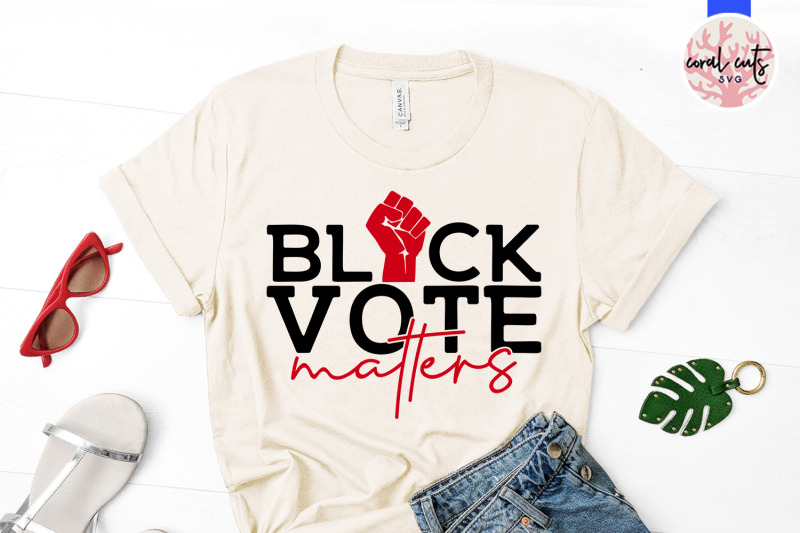 black-vote-matters-us-election-svg-eps-dxf-png
