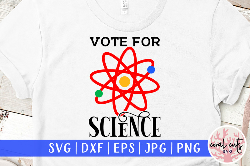 vote-for-science-us-election-svg-eps-dxf-png