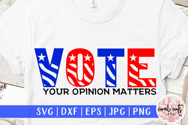 vote-your-opinion-matters-us-election-svg-eps-dxf-png