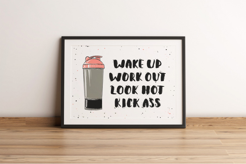 gym-equipment-sketches-and-posters