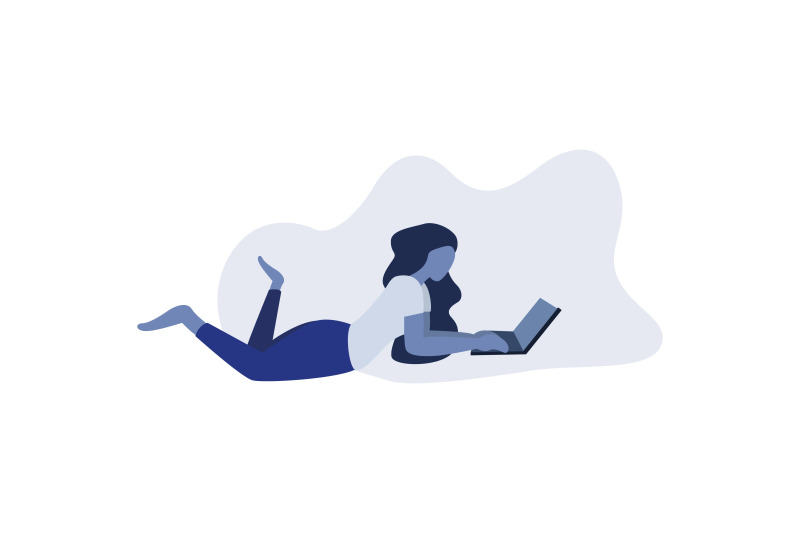 flat-illustration-girl-with-laptop