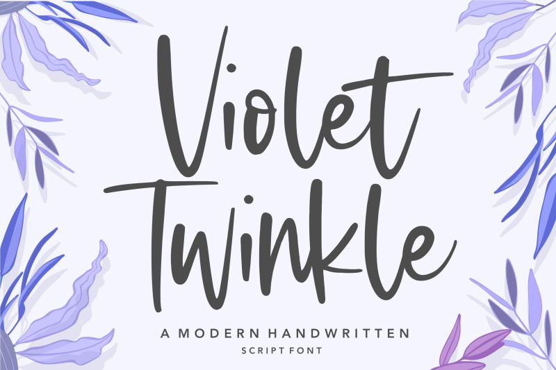 violet-twinkle-modern-handwritten-script-font