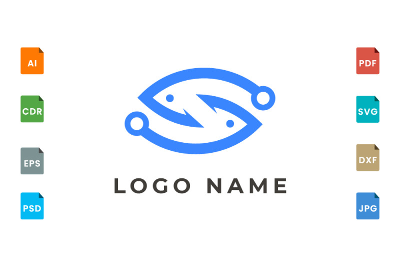 abstract-minimalist-fish-shape-logo-design