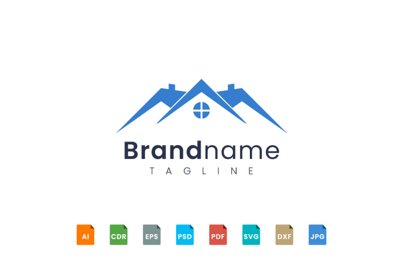 minimalist-and-flat-home-logo-design