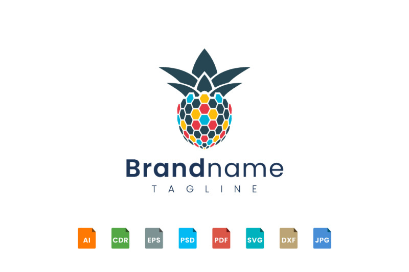 pineapple-logo-template