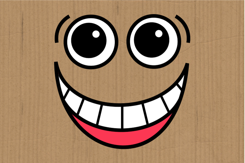 funny smiley faces animation