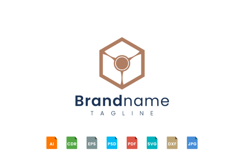 hexagon-logo-template