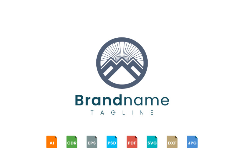 bold-mountain-logo-template