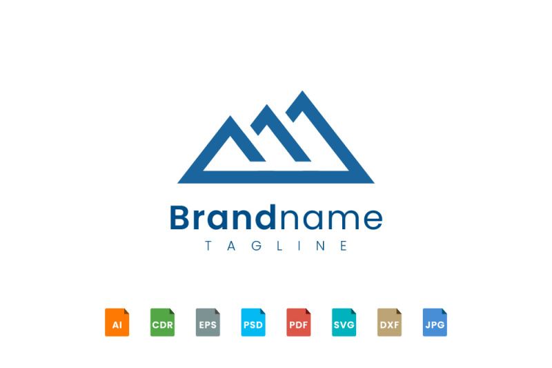 triangle-mountain-logo-template