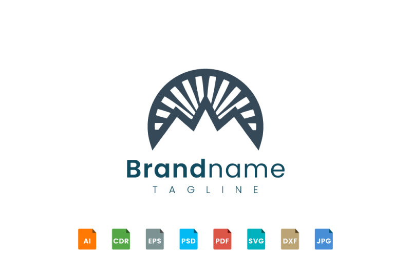 bold-mountain-logo-template