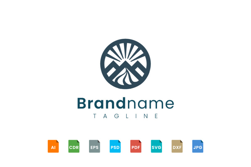 bold-mountain-logo-template