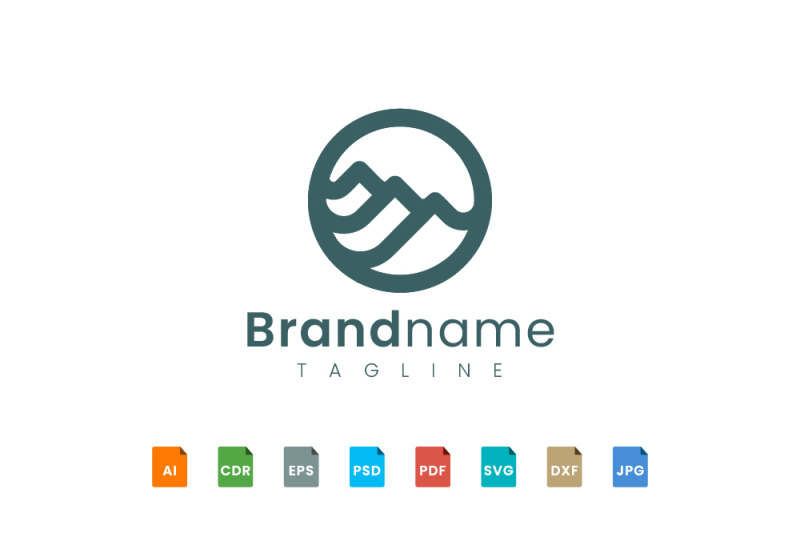 bold-mountain-logo-template