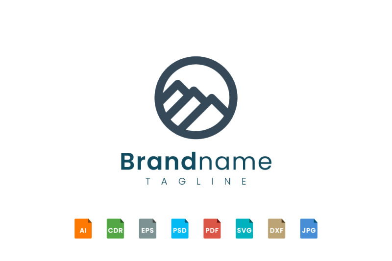 bold-mountain-logo-template