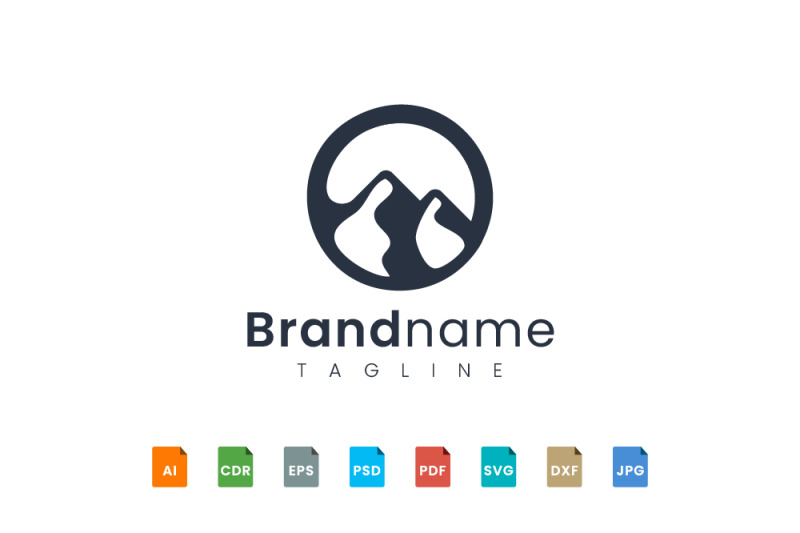 bold-mountain-logo-template