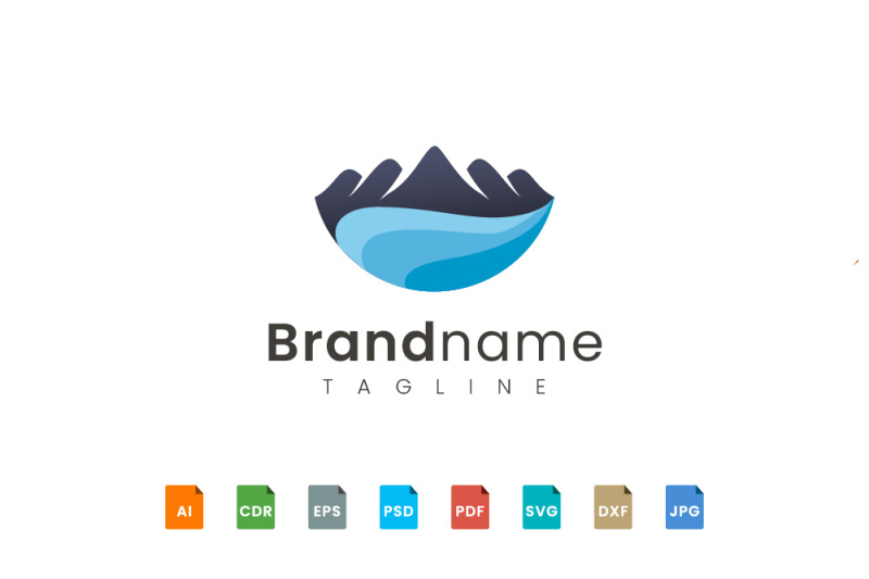 mountain-logo-template-above-the-ocean
