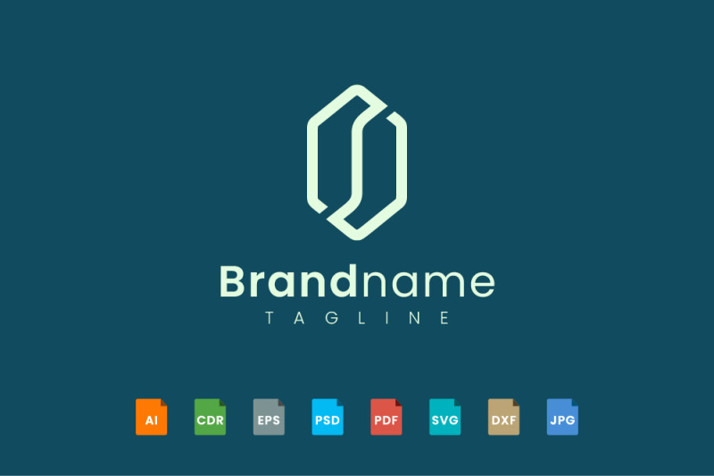 creative-line-gem-logo-template
